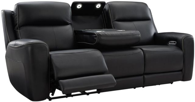 Signature Design by Ashley® 5Z-Relaxation Onyx Power Reclining Sofa with Adjustable Headrest-2