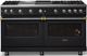 Viking® 5 Series 60" Onyx Pro Style Gas (NG) Range with Brushed Brass Trim-4