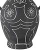 Currey & Company Saint-Paul-de-Vence Black/White Large Vase-3