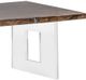 Fairfield® Live Edge Heritage Guanacaste 54" Waterfall Cocktail Table with Acrylic Square Base-1