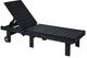 C R Plastic Generation Line Black Chaise Lounge with Hidden Wheels-0