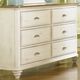 Liberty Furniture Ocean Isle Bisque/Natural 6-Drawer Dresser-0