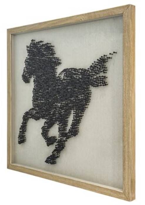 YHD Steed's Silhouette Wall Art-2