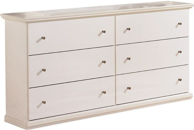 Signature Design by Ashley® Bostwick Shoals 3-Piece White Queen/Full Panel Headboard Set-2