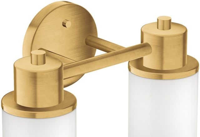 Moen® Iso™ Brushed Gold Two Globe Bath Light-1