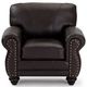 Best® Home Furnishings Customizable Noble Leather Espresso Stationary Chair-1