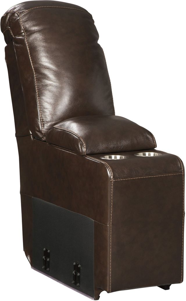 Signature Design by Ashley® Hallstrung 6-Piece Chocolate Power Reclining Right-Arm Facing Sectional and Chaise-3