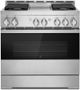 JennAir® NOIR™ 36" Stainless Steel Pro Style Natural Gas Range-0