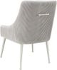 TOV Furniture Beatrix Pleated Light Grey Side Chair-4