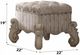 ACME Furniture Versailles Bone White/Ivory Vanity Stool-2