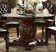 ACME Furniture Vendome Glass Top Dining Table with Cherry Base-0