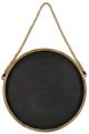 A & B Home Brown Rally Wood Mirror-3