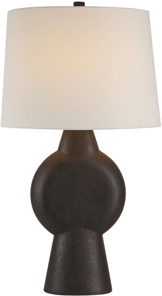 Renwil® Everren Fierra Stone Black Table Lamp-4