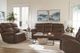 Bassett® Furniture Claremont Kobe Leather Loveseat with Console-4