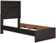 Signature Design by Ashley® Belachime Charcoal Youth Twin Panel Bed-0