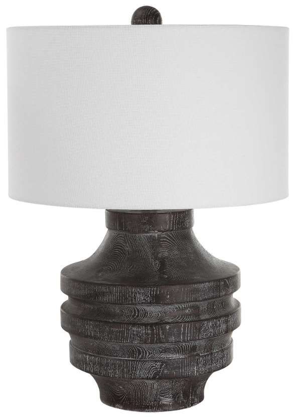 Uttermost® Timber Black Table Lamp-0