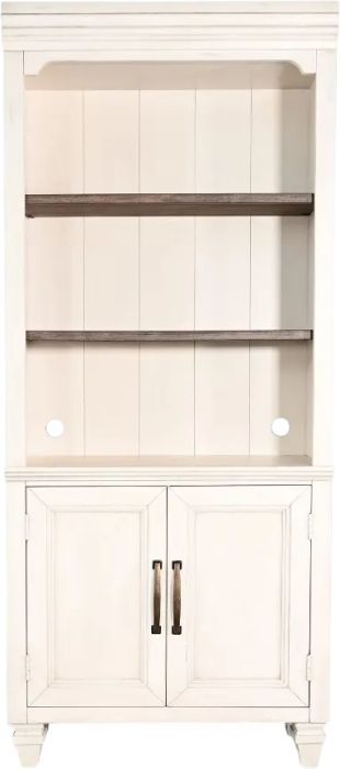 Sunny Designs™ Pasadena Buckskin/Marble White 2-Door Bookcase-3