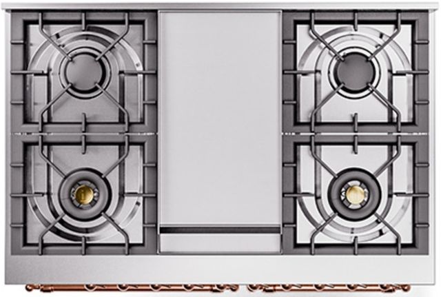 Ilve® Nostalgie II Series 40" Custom RAL Color Pro Style Dual Fuel Range-2