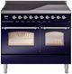 Ilve® Nostalgie II Series 40" Blue Pro Style Induction Range-0
