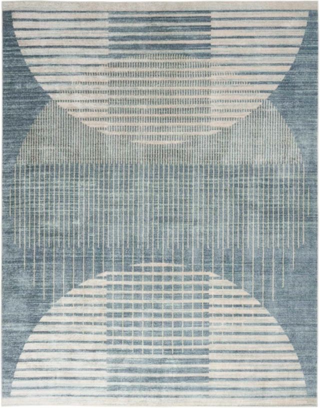 Nourison Home™ Astra Machine Washable Blue 5'x7' Area Rug-0