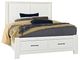 Vaughan-Bassett Yellowstone Buckskin/White Queen Storage Panel Bed-0