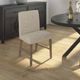 Flexsteel® Chevron Light Oak/Stone Gray Upholstered Dining Chair-4