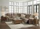 Signature Design by Ashley® Ravenel 3-Piece Fossil Curved Power Reclining Sectional-1