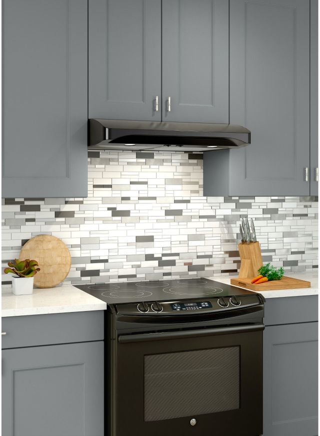 Broan® Elite Alta™ 1 Series 30" Black Convertible Under Cabinet Range Hood-3