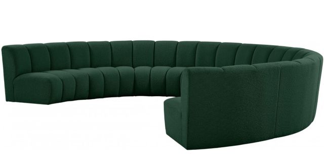 Meridian Furniture Infinity 8-Piece Green Modular Sectional Set-3