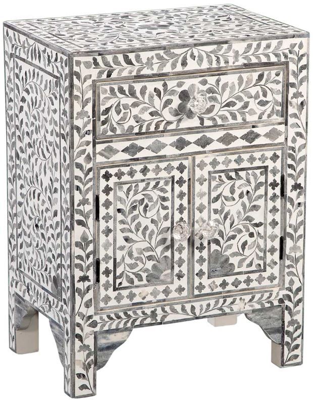Steve Silver Co. Fowler Lilac Gray Accent Cabinet-0
