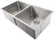 ZLINE Anton 36" Stainless Steel Undermount Double Bowl Kitchen Sink with Bottom Grid-1