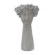 A & B Home Gray Head Wreath Vase-0