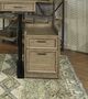 Aspenhome® Trellis Desert Brown Rolling File Cabinet-2