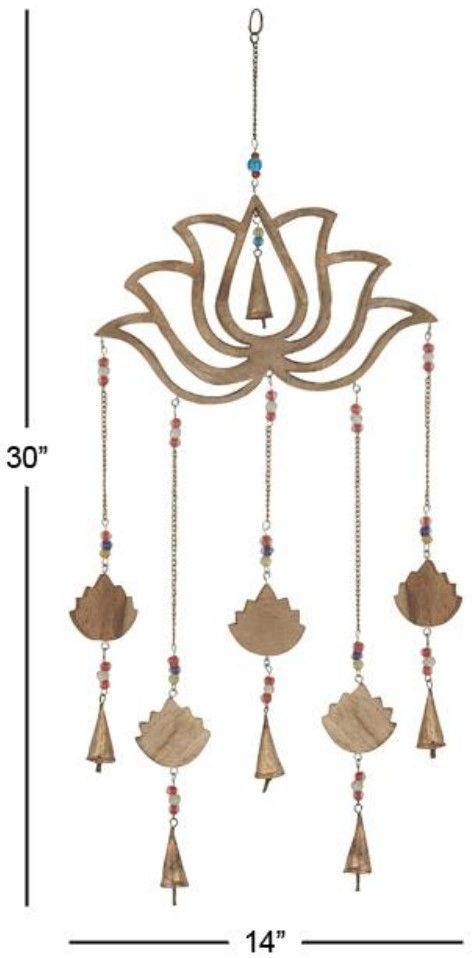 Deco Marche Brown 30" Windchime-1