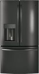 GE® 27.8 Cu. Ft. French Door Refrigerator-Black Stainless Steel-0
