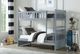 Mazin Furniture Orion Gray Twin/Twin Youth Bunk Bed-2