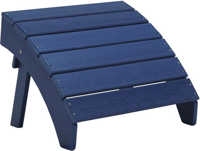 Signature Design by Ashley® Sundown Treasure Blue Ottoman-0