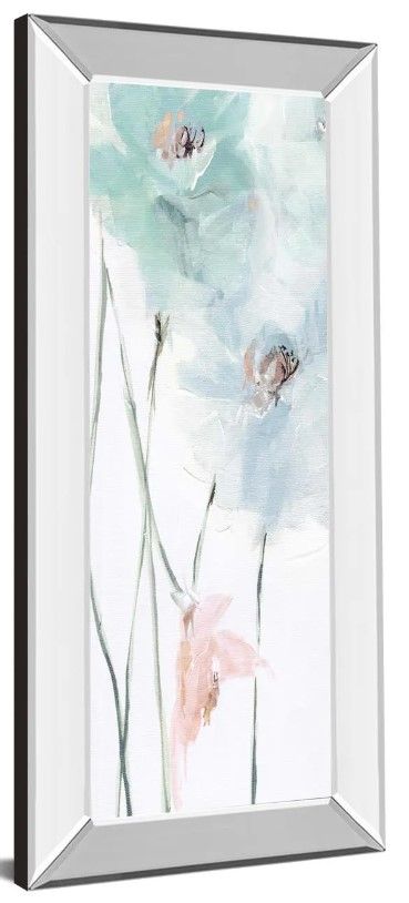 Classy Art Spring Poppies I by Susan Pepea Mirror Framed Wall Art-0