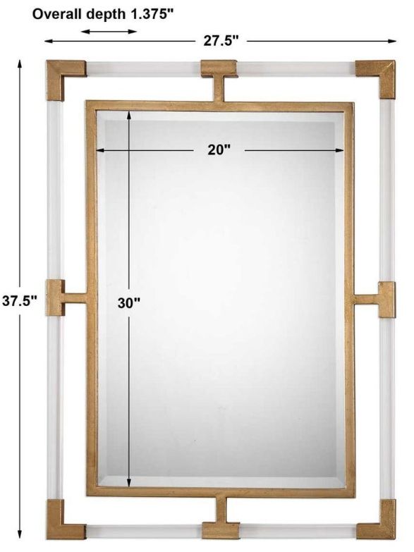 Uttermost® Balkan Gold Wall Mirror-2
