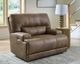 Signature Design by Ashley® Beckley Place Earth Power Recliner with Adjustable Headrest-1