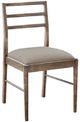 Bassett® Furniture Origins Phelps Fog Dining Chair with Thrillist Upholstered Seat-0