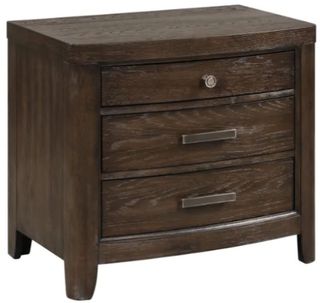 Bernards Fulton Brown Nightstand