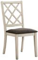 Furniture of America® Haleigh 2-Piece Antique White/Gray Side Chair Set-0