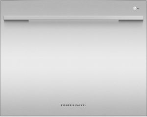 front view of the Fisher & Paykel Series 7 24" Stainless Steel Single DishDrawer™ Dishwasher