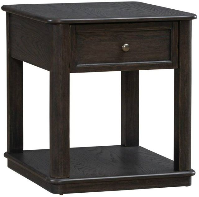 Liberty Furniture Wallace Aged Oak End Table-0