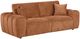 Coaster® Burnett Burnt Orange Chenille Upholstered Wide Arm Sofa-0