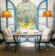 Century® Andalusia Stone Top Rectangular Dining Table with Iron Base-0