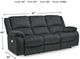 Signature Design by Ashley® Draycoll Slate Power Reclining Sofa-2