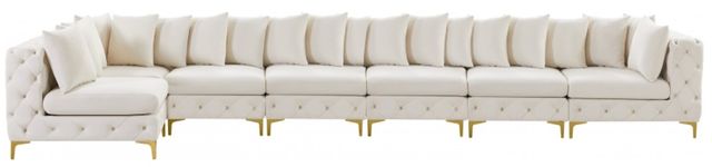 Meridian Furniture Tremblay 7-Piece Cream Upholstered Modular Sectional-2