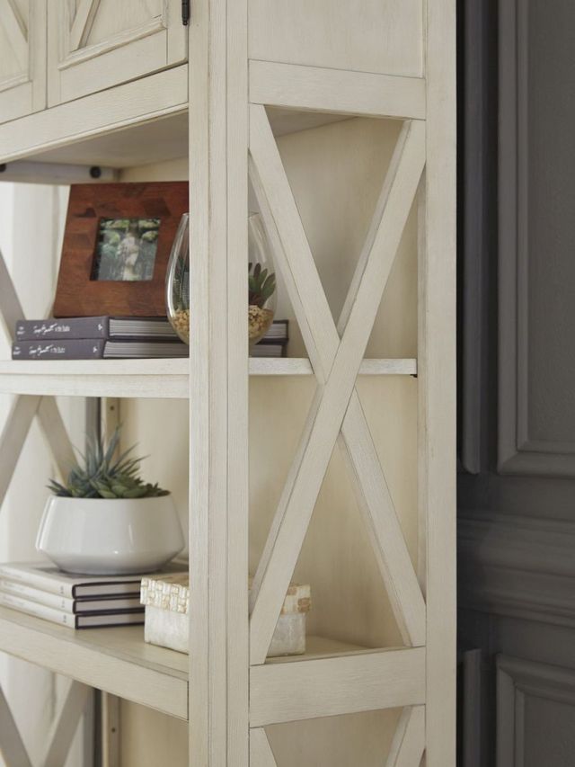 Signature Design by Ashley® Bolanburg Antique White  75" Bookcase-2